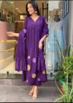 Iris Bloom Purple Suit Set