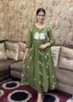 Women Cotton Anarkali Kalidar Kurta