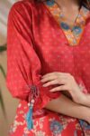 Printed Pure Cotton Red Co-Ords Set