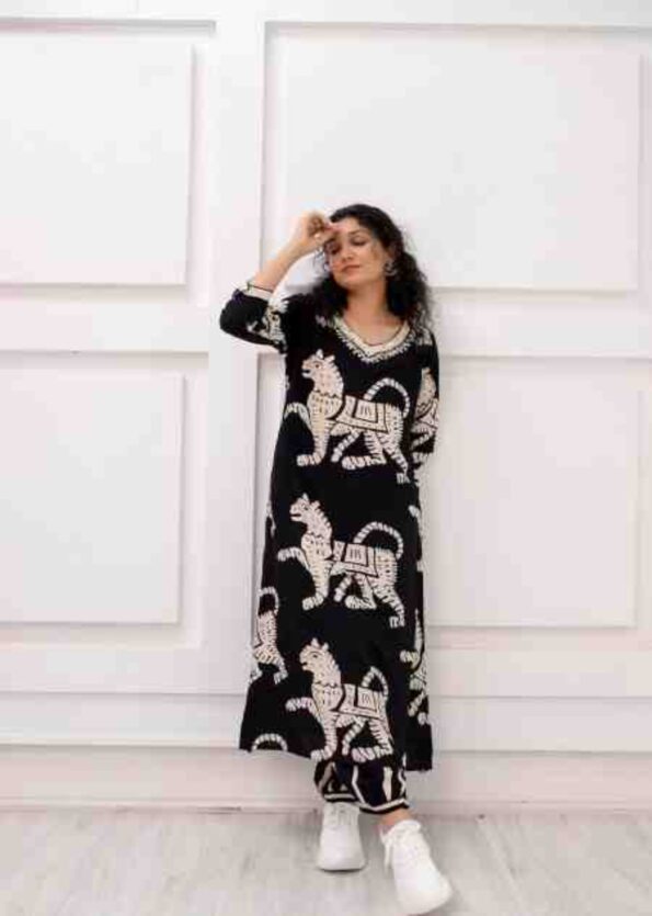 Animal Print Salwar Suit