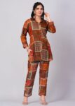 Multi Box Brown  Co-ord Set