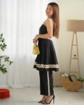 Zic Zac Lace With Black Dress