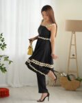 Zic Zac Lace With Black Dress