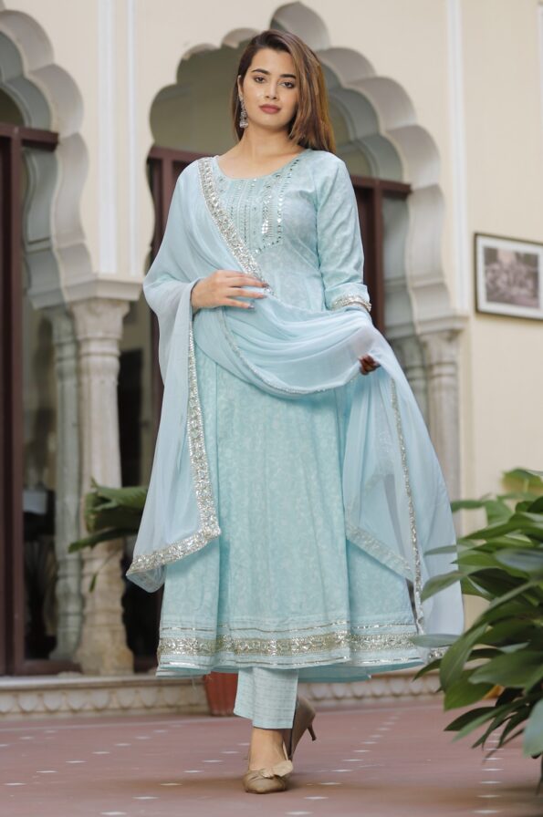 Asmani Kalidar Mohini Set
