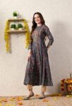 Flower Lace Gher Kurta