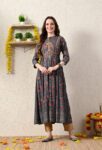 Flower Lace Gher Kurta