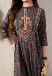 Flower Lace Gher Kurta