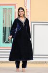 NIlgiri Velvet Kurta Set