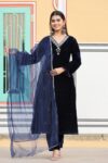 NIlgiri Velvet Kurta Set