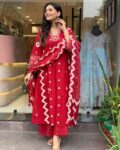 Brick  Cotton Dress