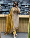 Mustard Yellow Premium Cotton Fabric