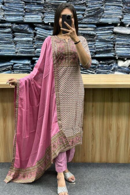 Pink Premium Cotton Fabric