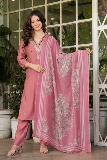 Peach Modal silk
