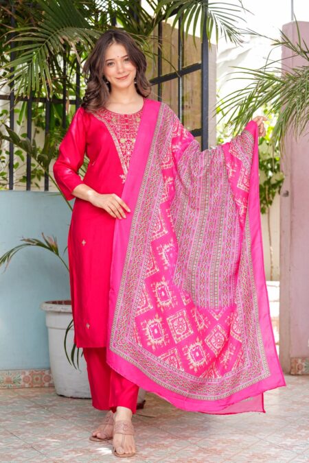 Pink Modal silk