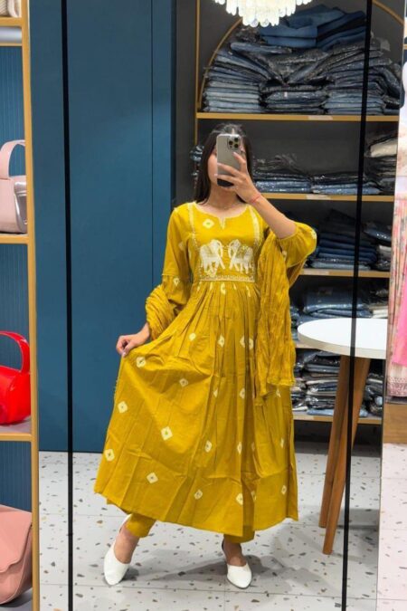 Yellow Floral Suit Set