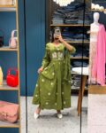 Green Floral Suit Set