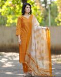 Mango Yellow  kurta Set