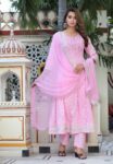 Pink Anarkali Mohini Set
