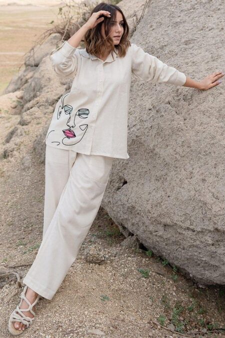 Nyi Nazar Khadi Co-ord Set