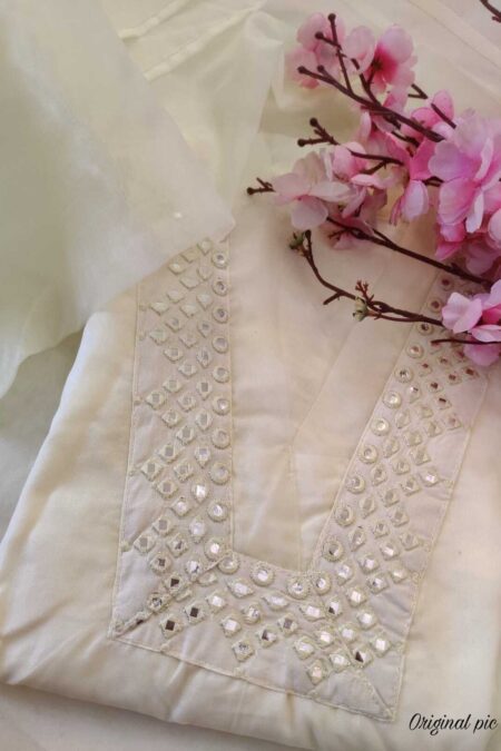 Soft Chanderi Kurta Set