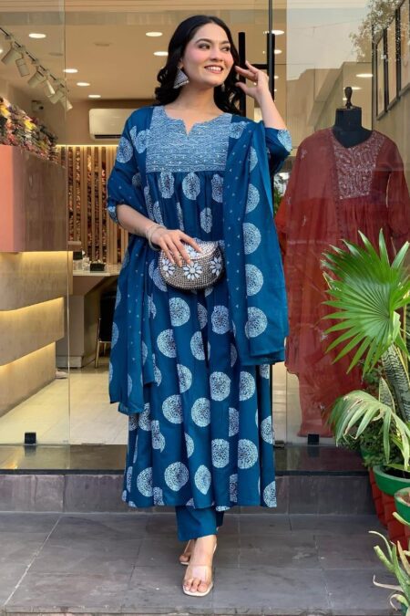 Summertime Cotton Kurti Set