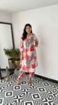 Klad Grey Pink Kurta Pants