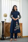 Pure Cotton Fabric Pleated Pattern Kurta