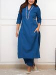 Cotton Printed Blue pastel shade go for this summer