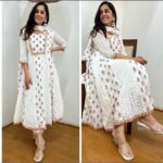 Elegant Cotton Kurti Set with Dupatta