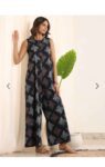 Block print Rayon Jam Suit