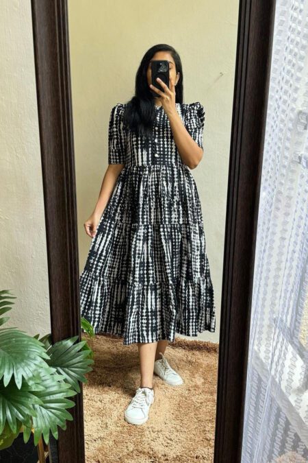 Stylish Trendy Printed Anakali Gown
