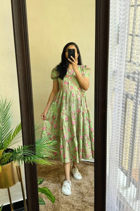 Stylish Trendy Printed Anakali Gown