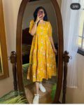 Stylish Trendy Printed Anakali Gown