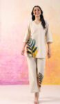 Premium Cotton Patten Of leave Co-ord Set