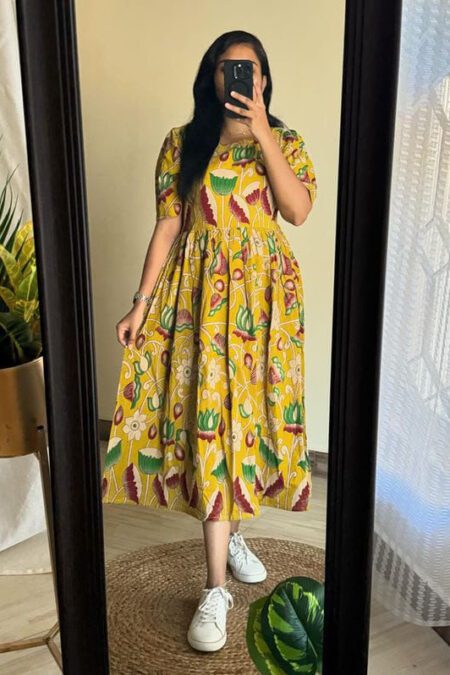 Stylish Trendy Printed Anarkali Gown