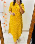 Flower Print Shirt Patten Cotton Kurta Pant