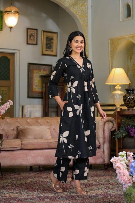 V-Neck Kurta for Women