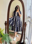 Stylish Trendy Printed Anarkali Gown