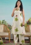 aline Cotton kurta set green