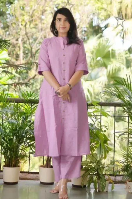 Cotton Kurta Palazzo Suit