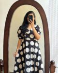 Black & White Polka Dot Fit and Flare Dress