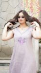 Lavender Sleeveless Kurta Set
