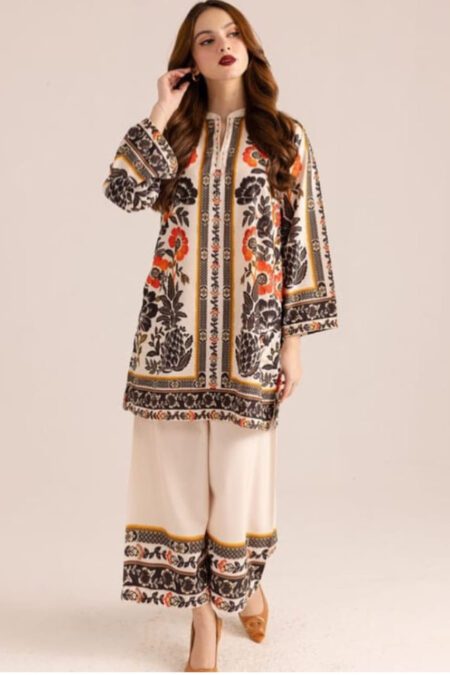 Floral Printed Cord Set