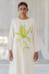Modern Floral Embroidered