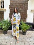 Multicolor Graphic Printed Co-ord Set for Women