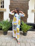 Multicolor Graphic Printed Co-ord Set for Women