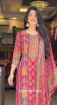 Red Printed Kurta Pant Set with Dupatta