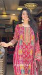 Red Printed Kurta Pant Set with Dupatta