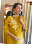 Mustard Yellow Kurta Pant Set for Women