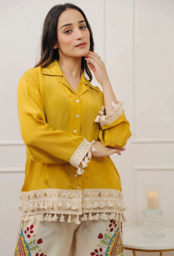Premium Mustard Co-ord Set for Women |
